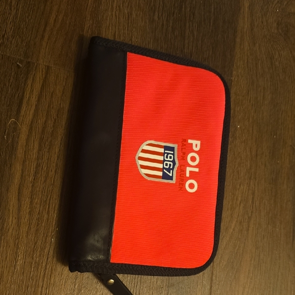 Polo by Ralph Lauren Red and Black Wallet - Picture 1 of 4